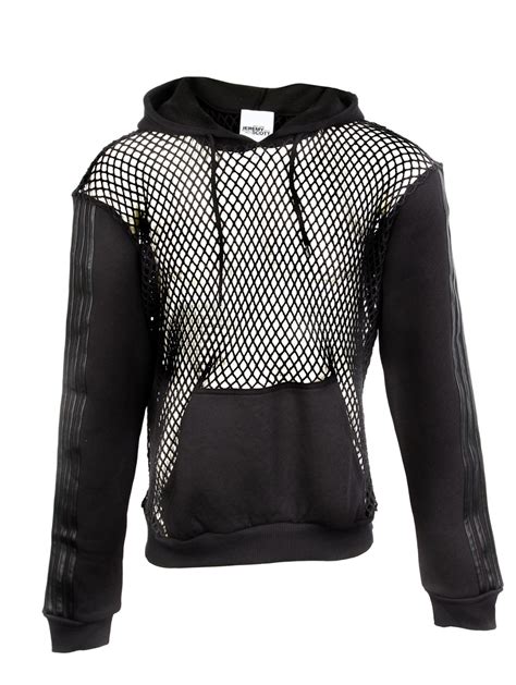 jeremy scott adidas fishnet hoodie china